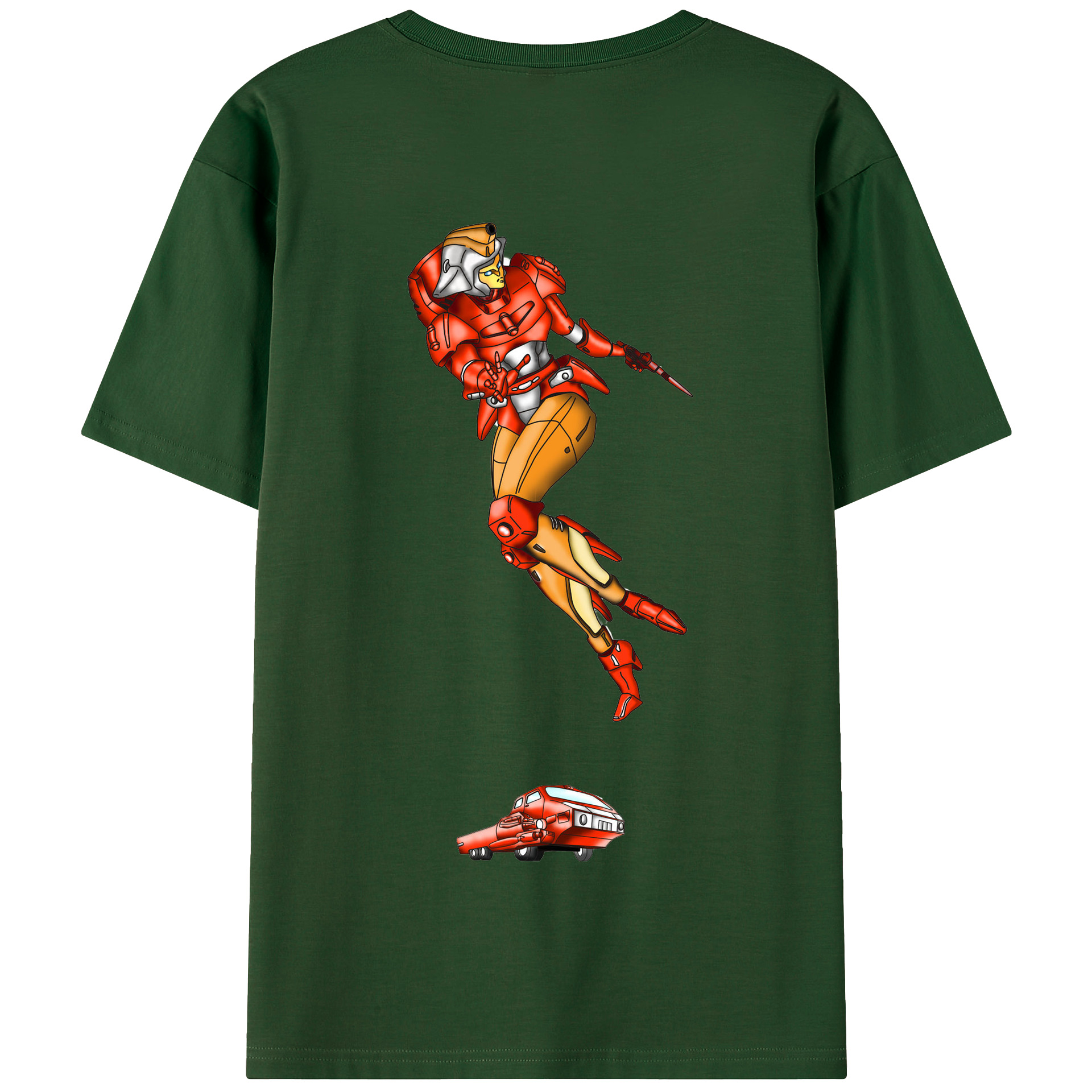 （画像用）  綿100％半袖Tシャツ（背面プリント）